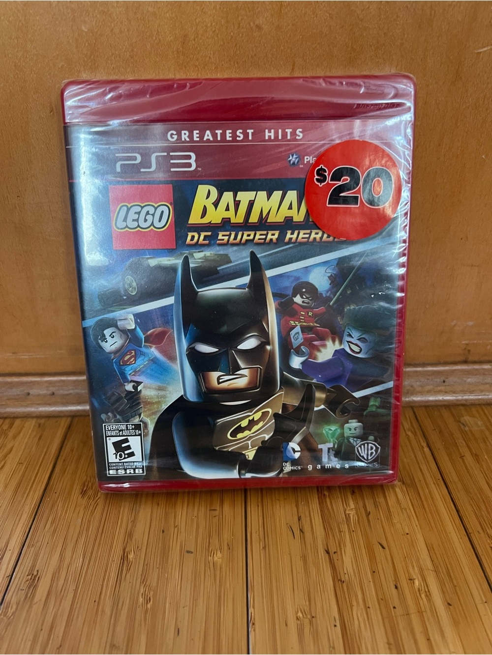 Lego Batman DC Super Heroes 2 PS3 Red Case Art